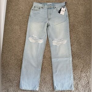 NWT Re/Done Distressed Loose Jeans Size 27